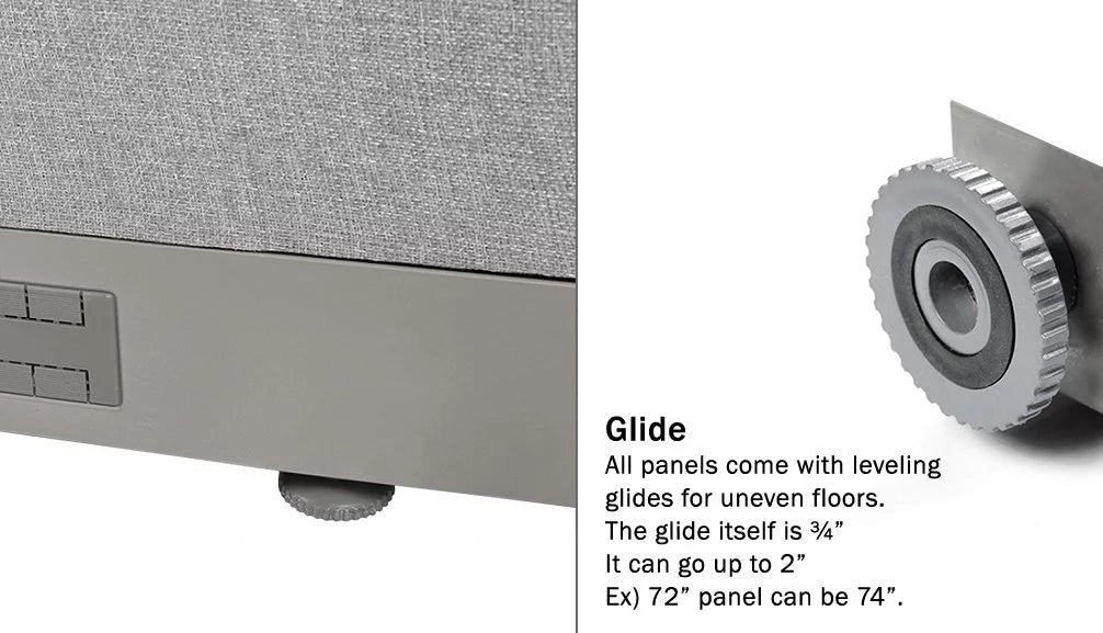 114"W x 72"H Wall Mounted Room Divider M367