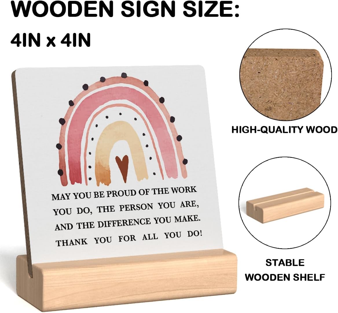 Desk Decor Sign 4x4 Inches T100418
