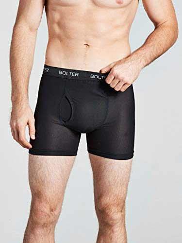 Men's Nylon Spandex Performance Boxer Briefs 4-Pack B82218