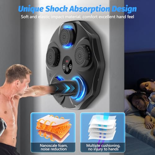 Large Size Wall Mounted Electronic Boxing Target with Boxing Gloves F636