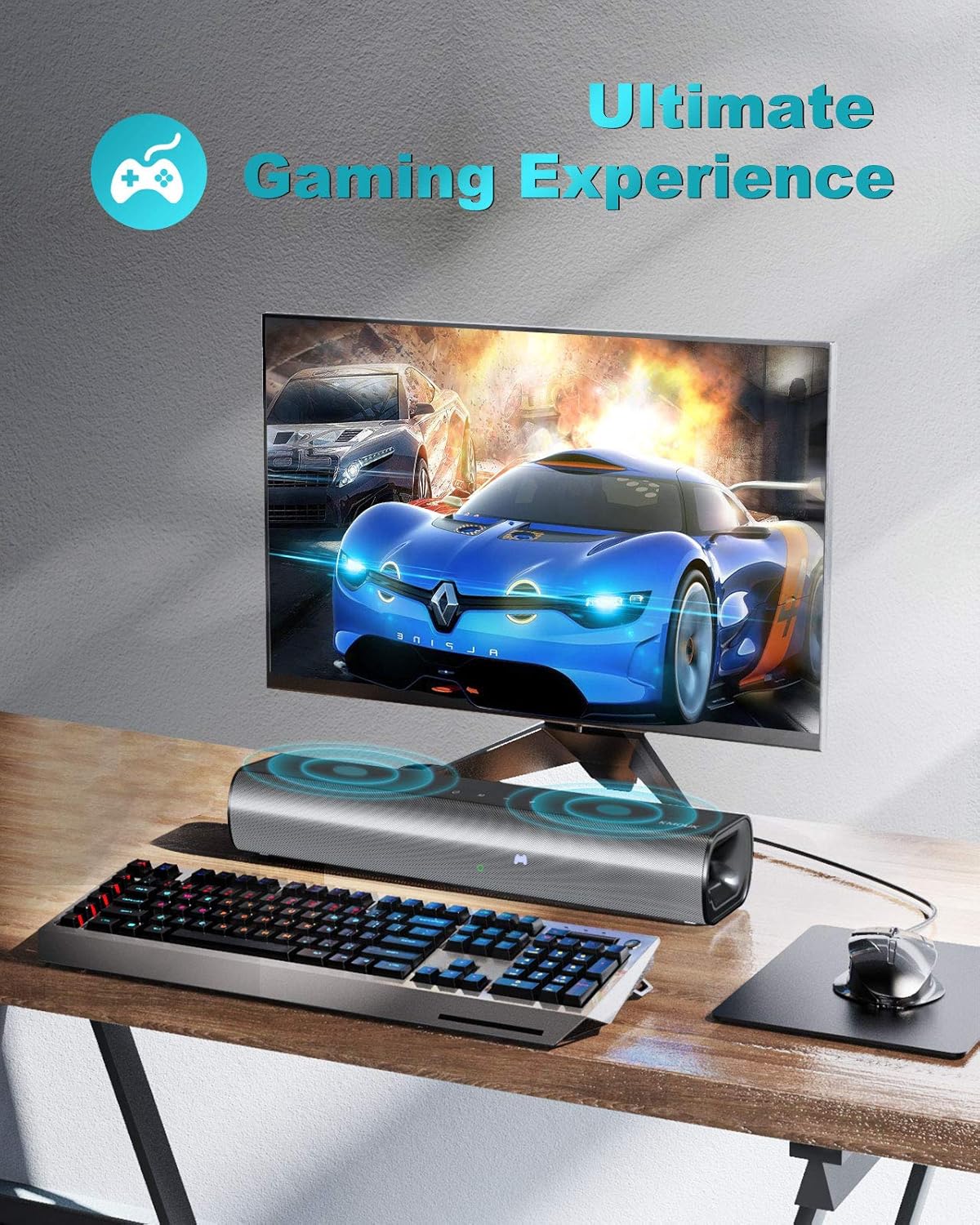 Mini Soundbar, 2.0 Channel, Bluetooth 5.0 T56448