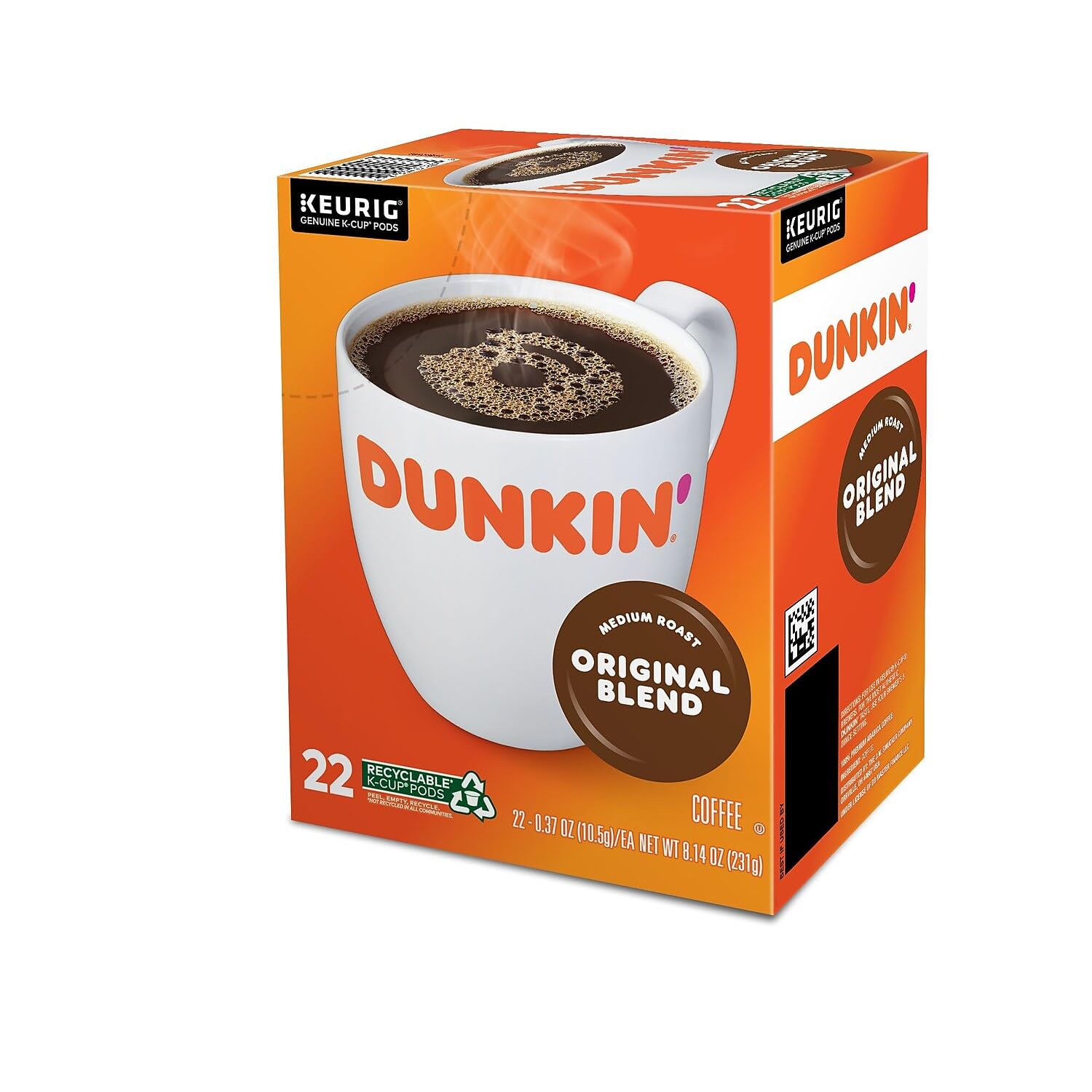 22 Keurig K-Cup Pods Medium Roast Coffee O312