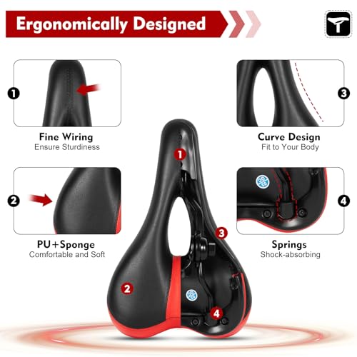 Foldable Adjustable Universal Scooter Seat Replacement with PU Cushion Aluminum Rod R225