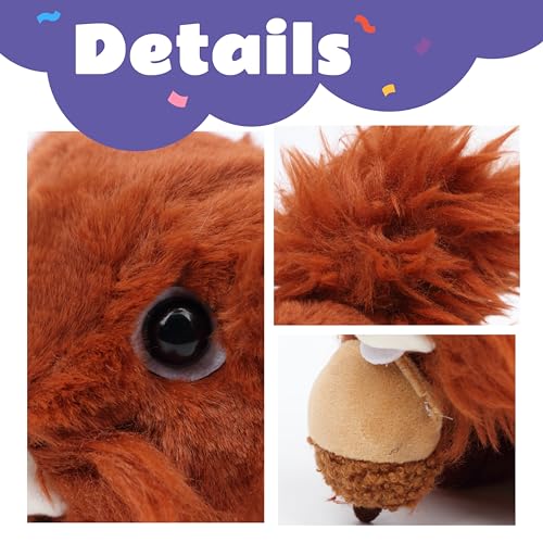 Purple Unicorn Stuffed Animal Talking Wagging Nodding Educational Plush Toy Q78048