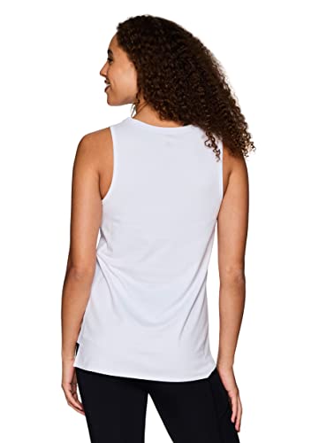 Women's Relaxed Fit Super Soft Ribbed Side Sleeveless Workout Tank Top X11996