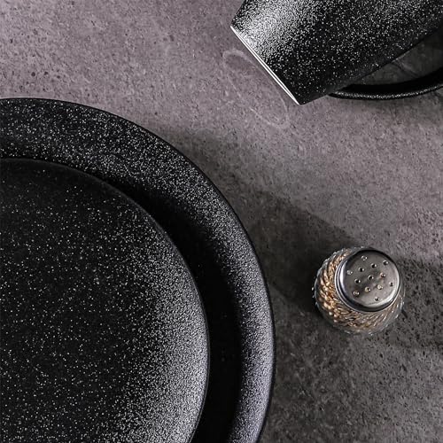 16-Piece Porcelain Dinnerware Set, Service for 4, Blue S2907