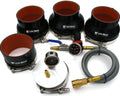 Large Frame Turbo Boost Leak Tester Kit 4" 5" 5.5" 6" with 5 ft Extension Air Line Kit with 150 PSI Regulator I12522