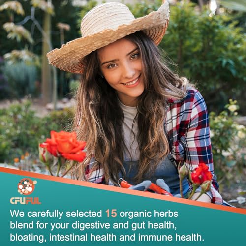 300 Billion CFU 24 Strains Probiotic with 15 Organic Herbs Prebiotics Blend O596