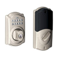 Satin Nickel Keypad Electronic Deadbolt Y41217