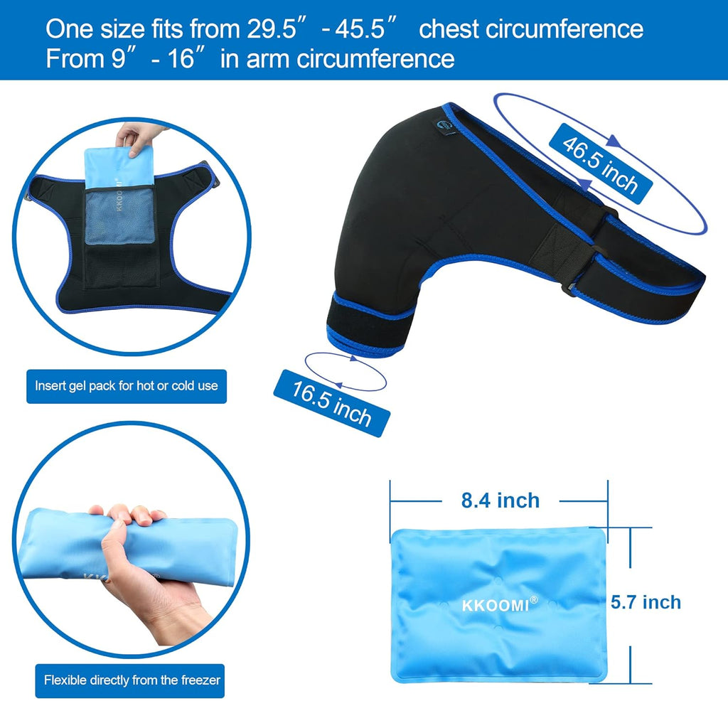 Arm Sling Shoulder Immobilizer with Adjustable Padded Shoulder Brace R61367