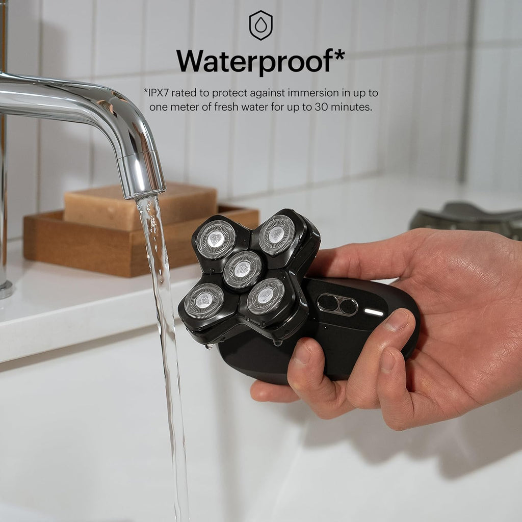 Waterproof Head Shaver with Five Rotary Blade Z597589