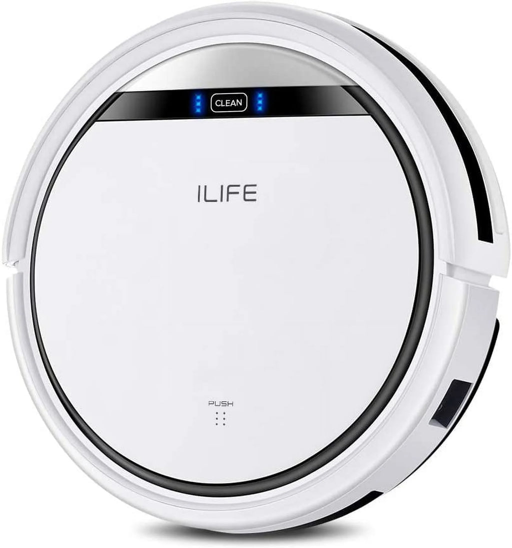 Pearl White Robot Vacuum Cleaner with Tangle-free Suction U222