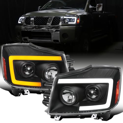 Black Projector Headlights Pair R112143