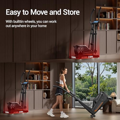 Elliptical Machine with 8 Levels Resistance and 12" Stride S933181