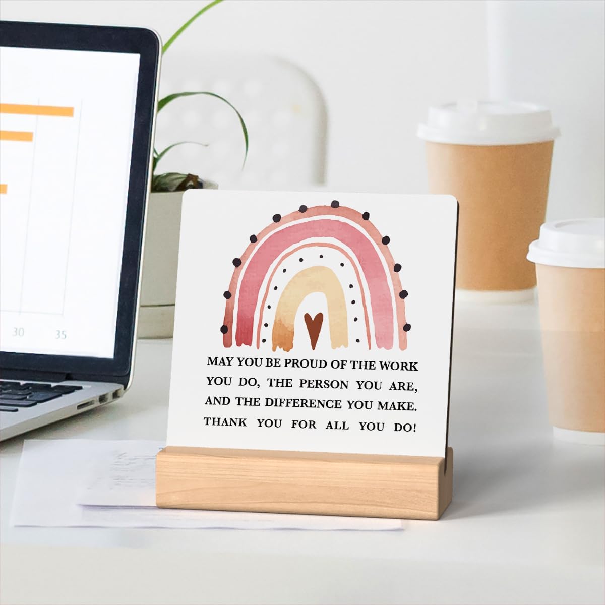 Desk Decor Sign 4x4 Inches T100418