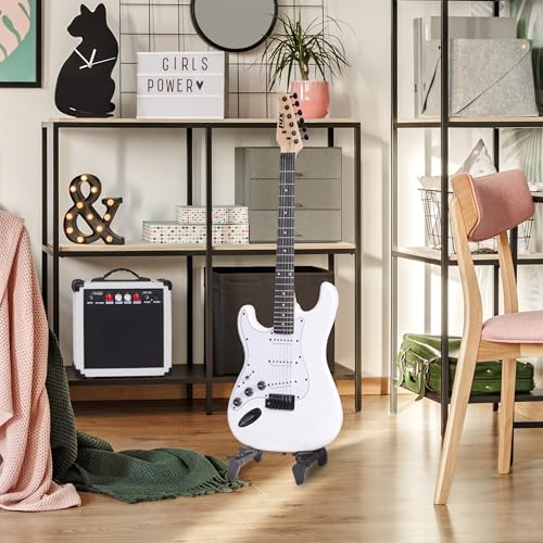 Black 39" Electric Guitar with 20w Amp and Case Bag C7533