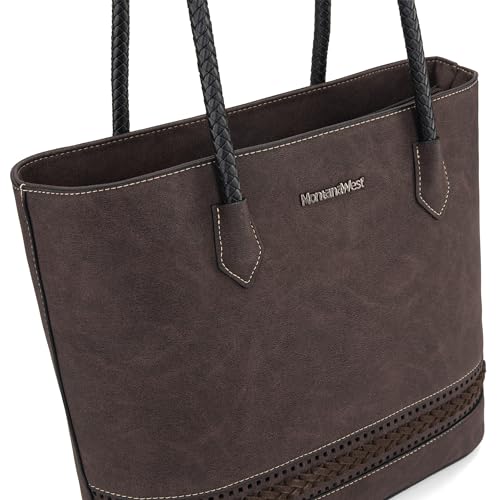Large Woven Tote Bag with Zipper A2117
