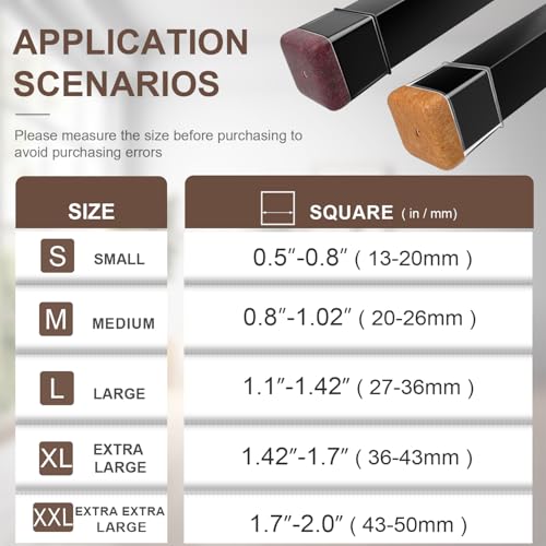Round Rubber Furniture Sliders with Felt, Silicone Furniture Leg Caps Covers L430076