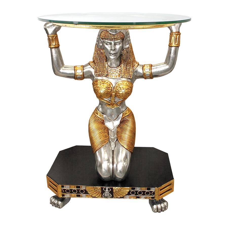 Glass-Topped Console Table D458497