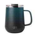 12oz Insulated Stainless Steel Travel Coffee Mug with Lid and Handle V1432
