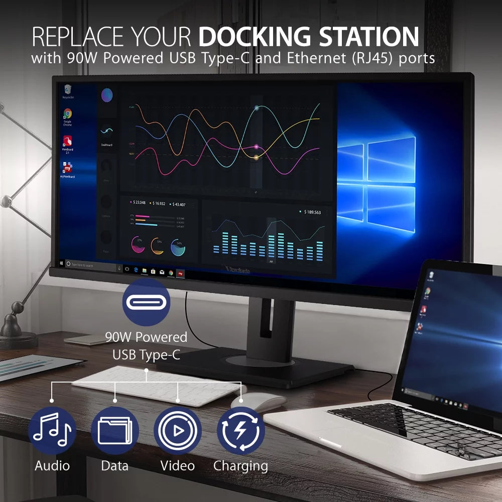 34 Inch 21:9 UltraWide WQHD 1440p Monitor S6039