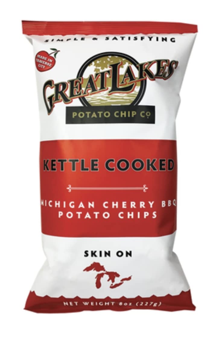 Michigan Cherry BBQ Kettle Cooked Chips O628