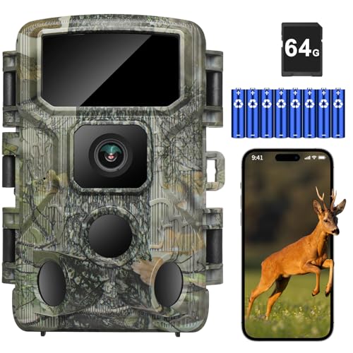 WiFi Trail Camera 4K 64MP Game Camera with Night Vision B67160