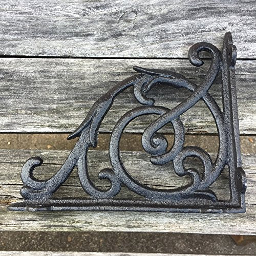 Black Cast Iron Shelf Bracket F824244