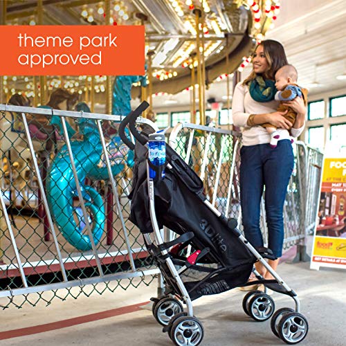 Black Lightweight Aluminum Frame Stroller T427846