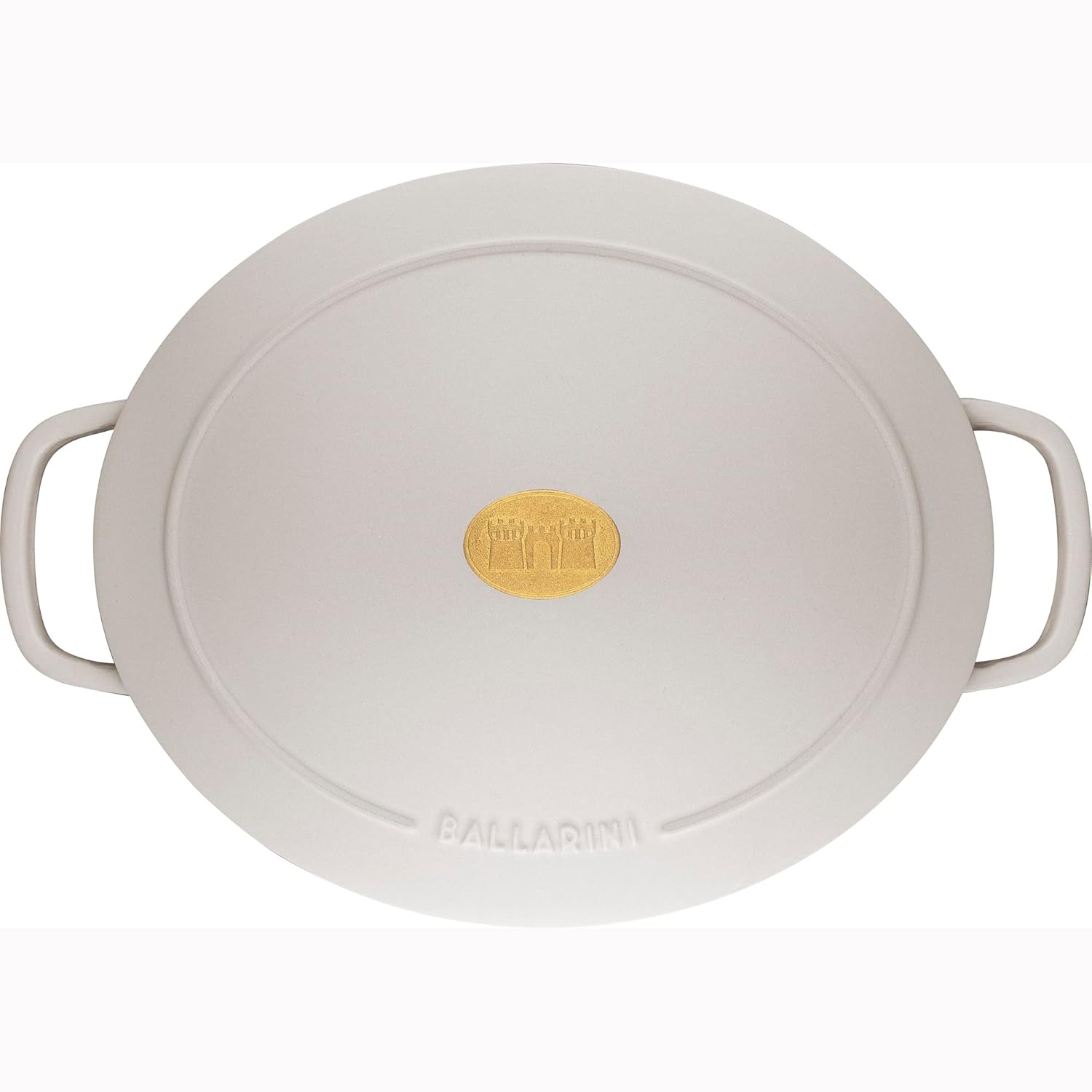 Cast Iron 5-qt Oval Dutch Oven Crema White H38836