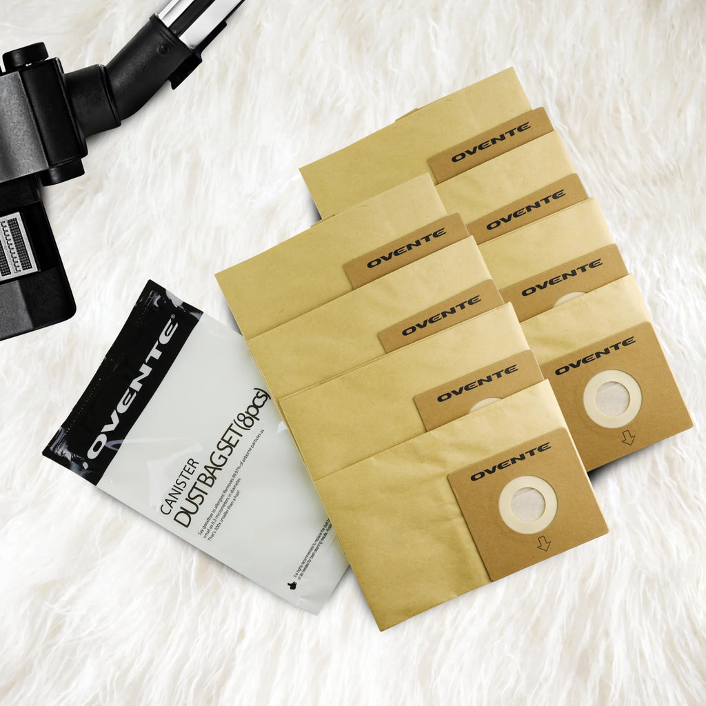 8-Pack Disposable Dust Bag Replacement for Canister Vacuum Cleaner Q895
