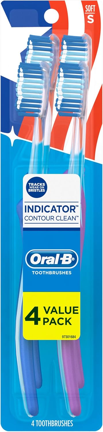 Soft Toothbrush, 4 Count D95164