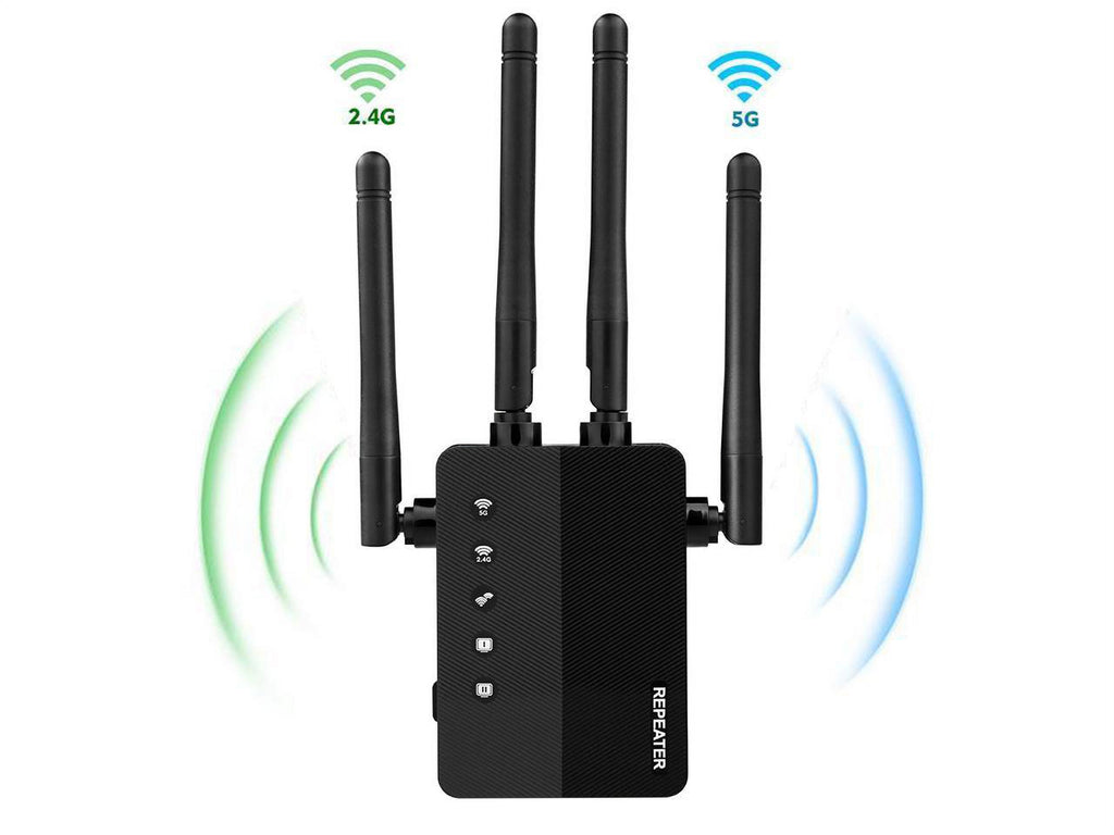 WiFi Repeater Dual Band 1200Mbps A90210