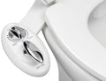 Self-Cleaning Dual Nozzle Non-Electric Bidet Attachment (Blue) J4332