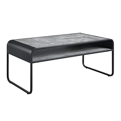 Dark Brown Wooden Lift Top Coffee Table with Storage Drawer and Shelf C53368