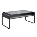 Dark Brown Wooden Lift Top Coffee Table with Storage Drawer and Shelf C53368