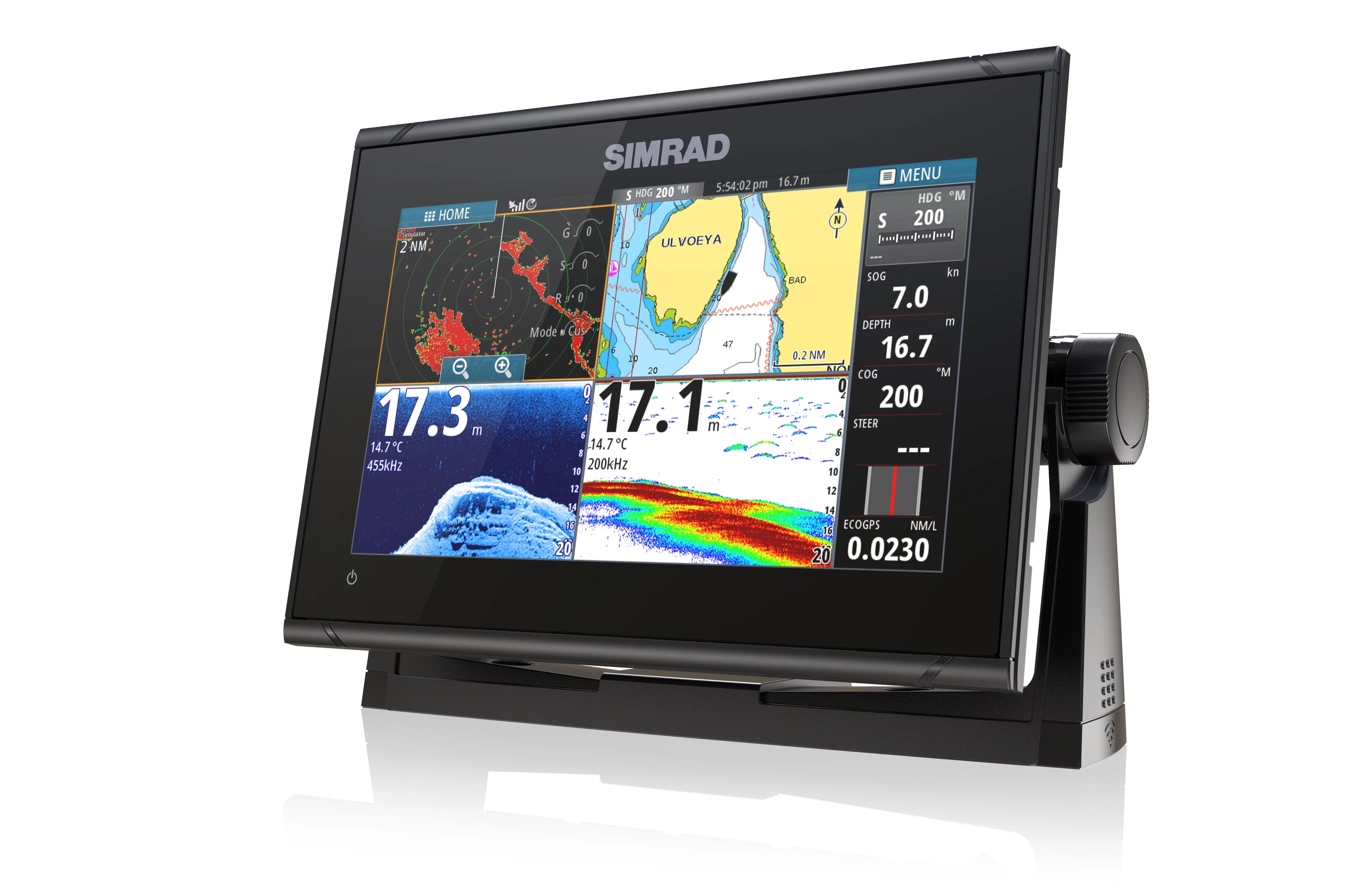 GO9 XSE GPS Chart-Plotter with Active Imaging 3-in-1 Transducer W922