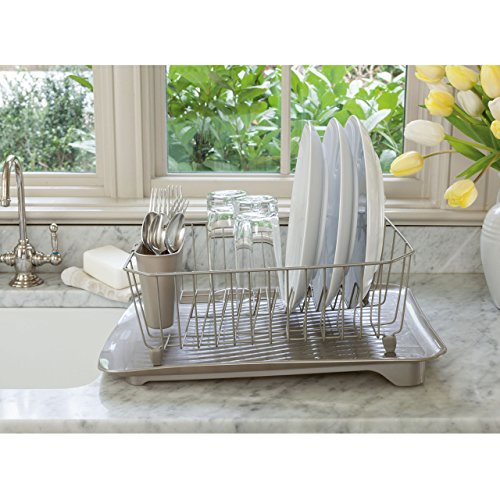 Large White Dish Drainer W830