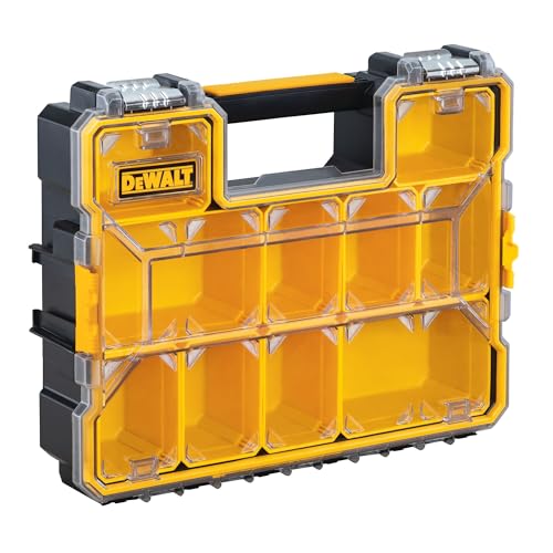 Small Parts Organizer with Removable Dividers, 10-Compartment J139392