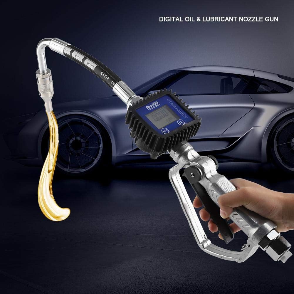 1/2 inch NPT Inlet Pressure 1500 Psi 100 Bar Digital Fuel Oil Lubricant Nozzle with Flow Meter H2909