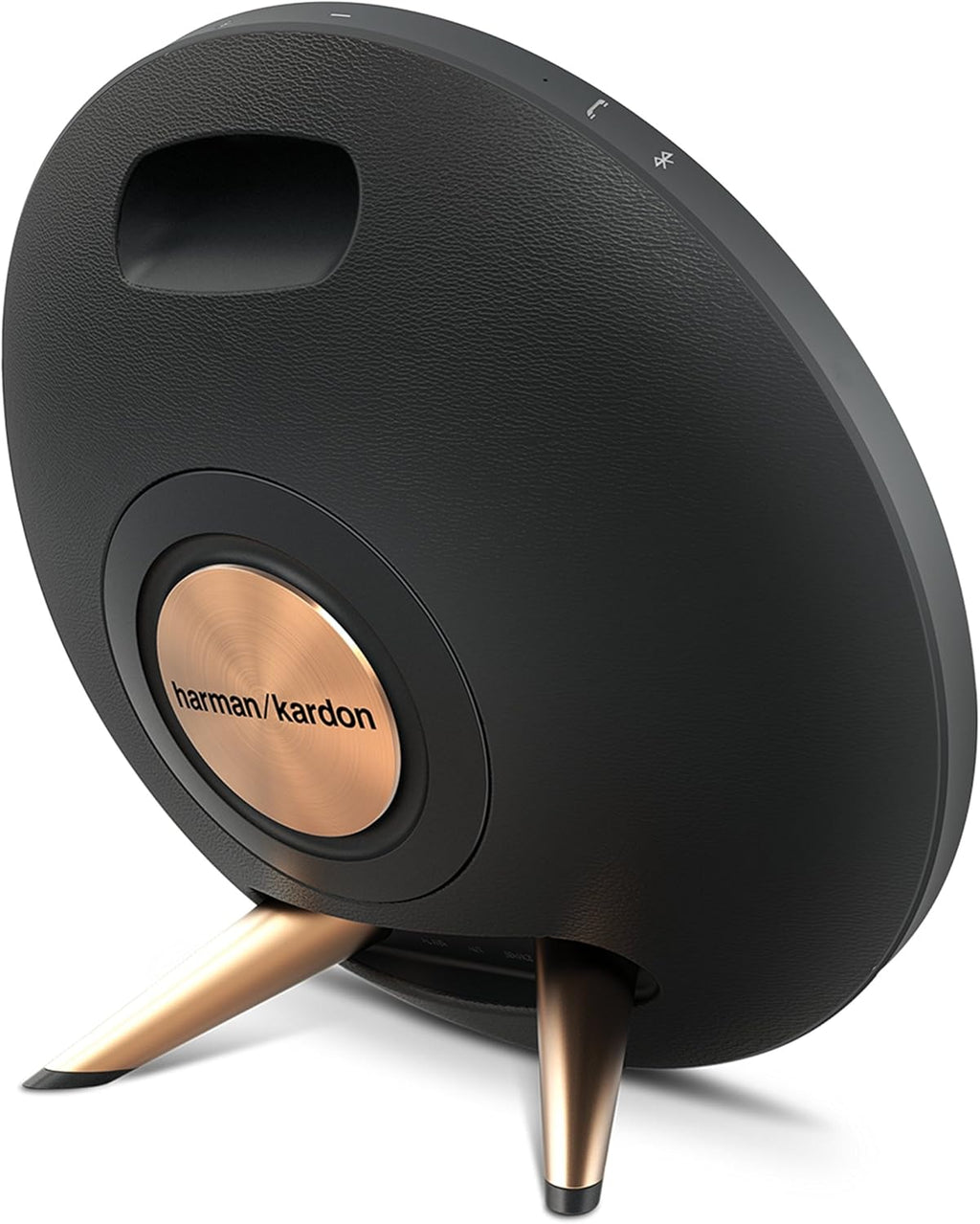 Black Wireless Speaker System with Rechargeable Battery and Built-in Microphone T219069
