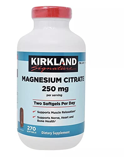 Magnesium Citrate 250mg Softgels 270 Count V3001