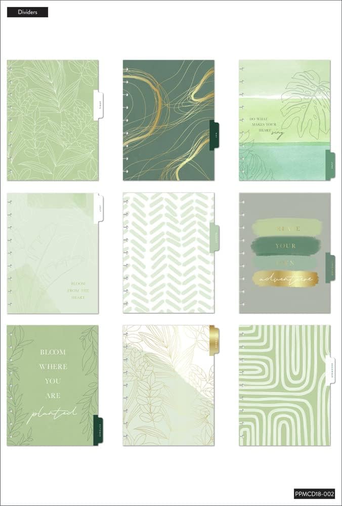 18 Month Daily Weekly Monthly Disc-Bound Planner 7” x 9 ¼” H959