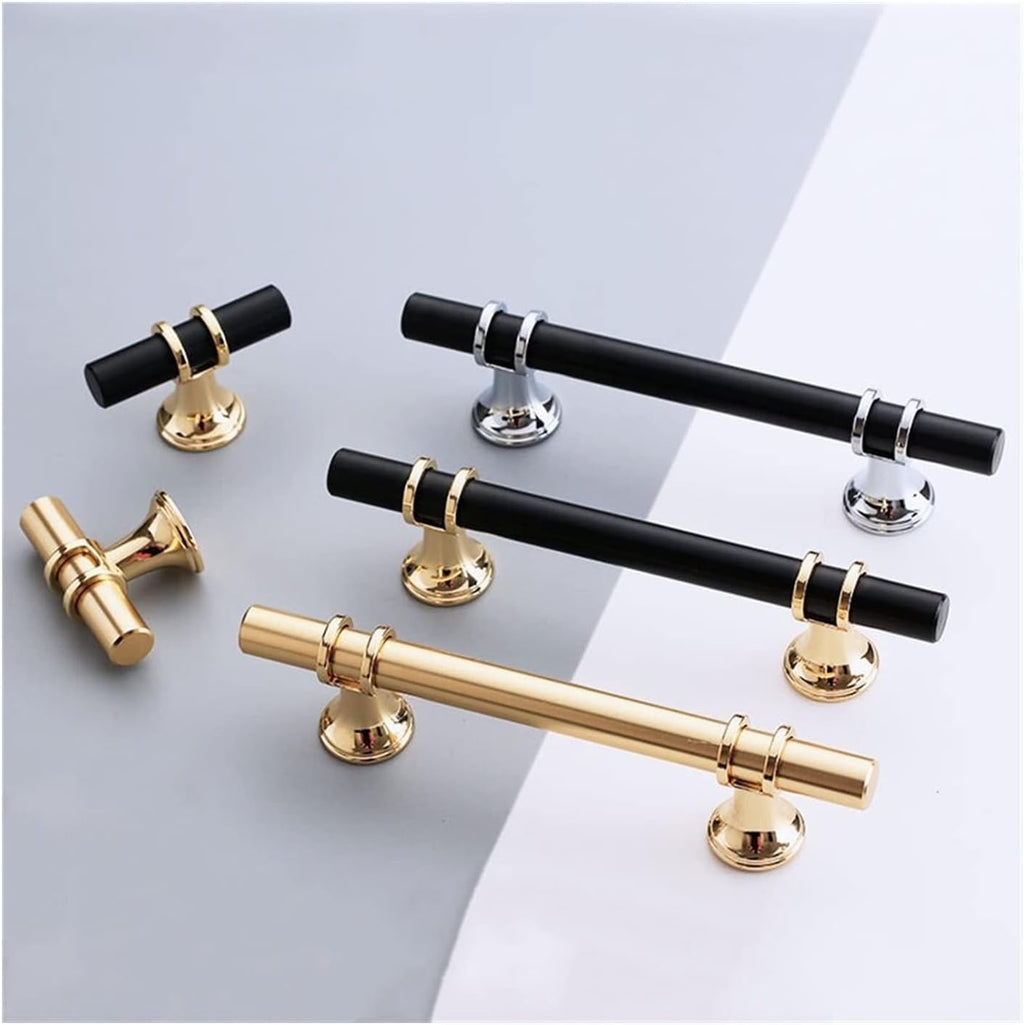Black Gold Zinc Alloy Cabinet Handles C691384