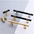 Black Gold Zinc Alloy Cabinet Handles C691384