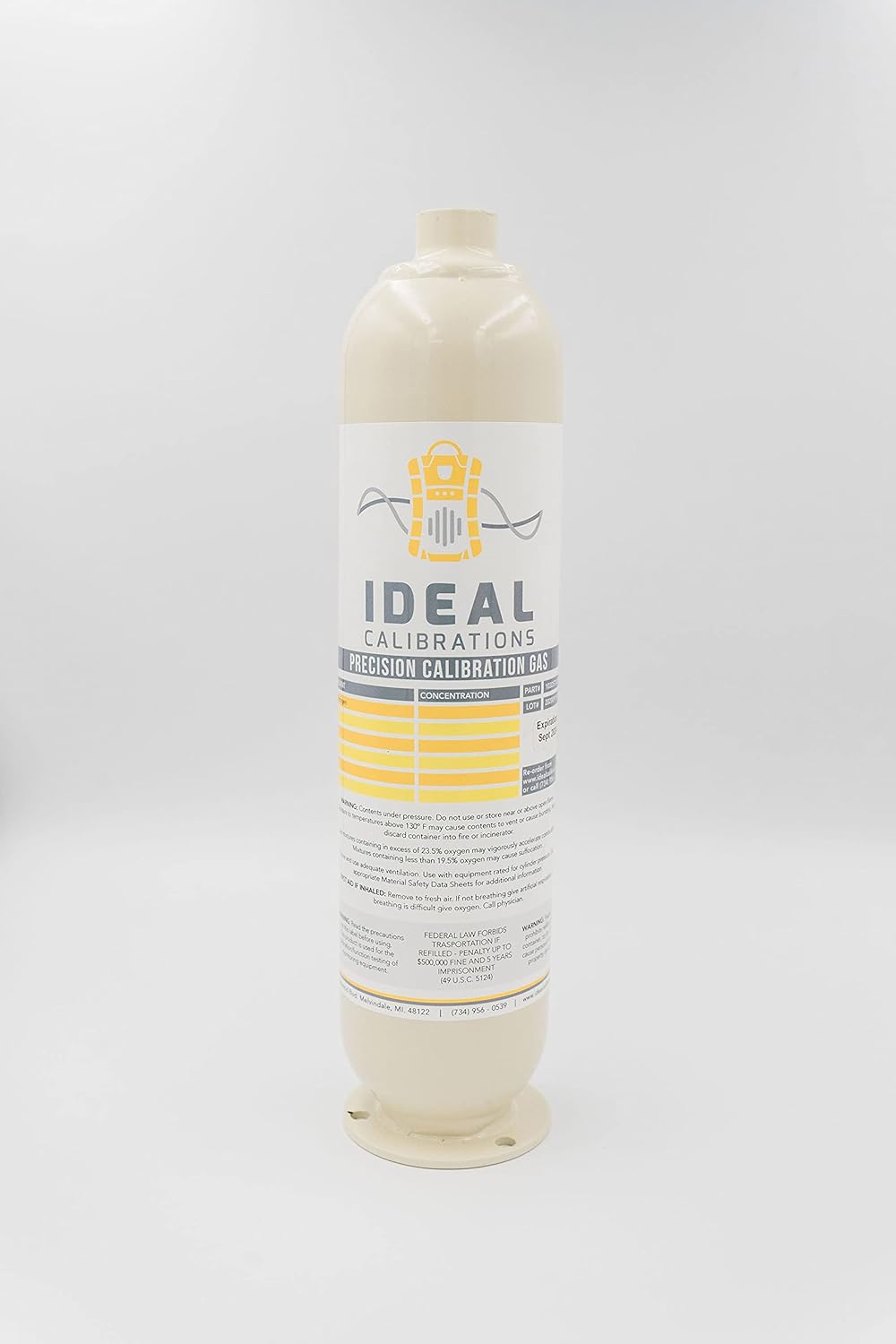 100ppm Isobutylene Calibration Gas - 103L A9624