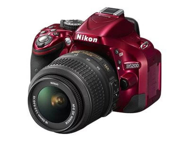 Red Digital Camera SLR 24.1 MP 3x Optical Zoom 18-55mm Lens S409970