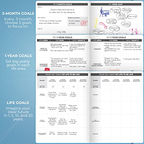 Black Weekly & Monthly Life Planner 8.5x11″ X89494