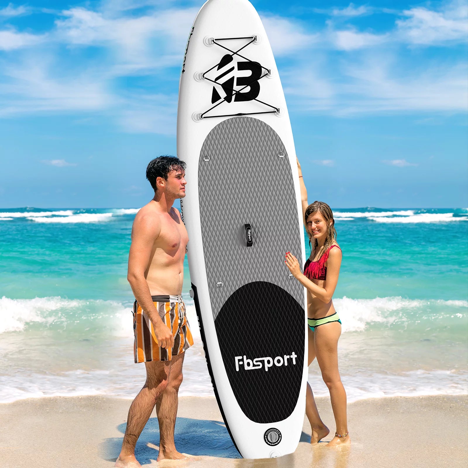 Inflatable Electric Paddle Board 11' Length with Electric Pump B3268