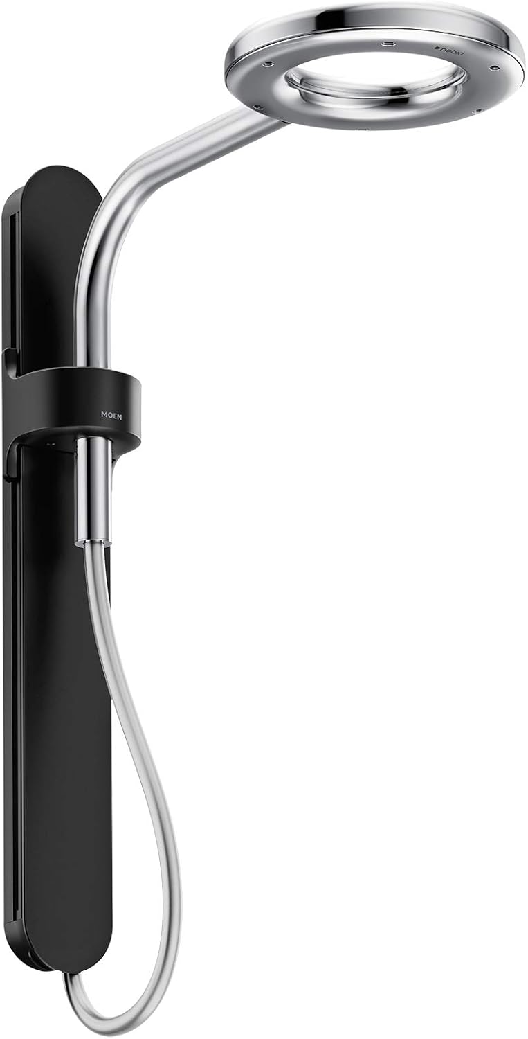 Matte Black Rainshower Shower U147842